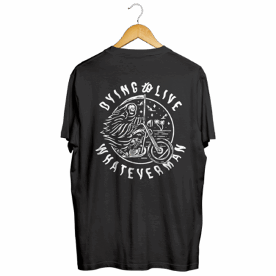 "IRON HORSE" Tee Black